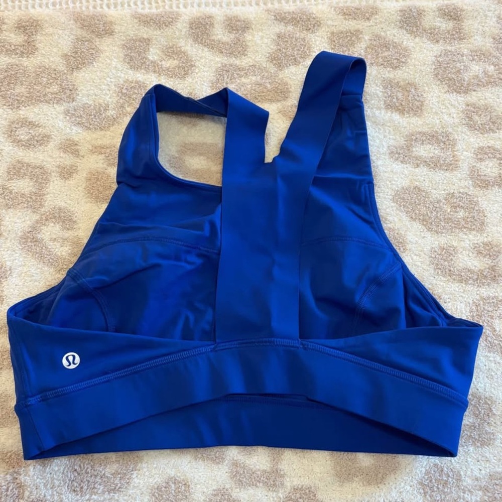lululemon athletica Blue Sports Bra New